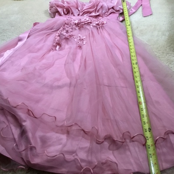 Elegant Pink Kids Dress - Picture 14 of 15
